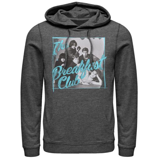 Men_s The Breakfast Club Grayscale Character Pose Pull Over Hoodie