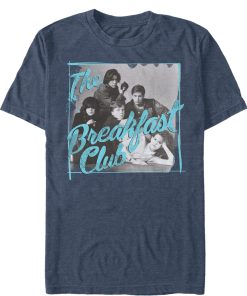 Men_s The Breakfast Club Grayscale Character Pose T-Shirt