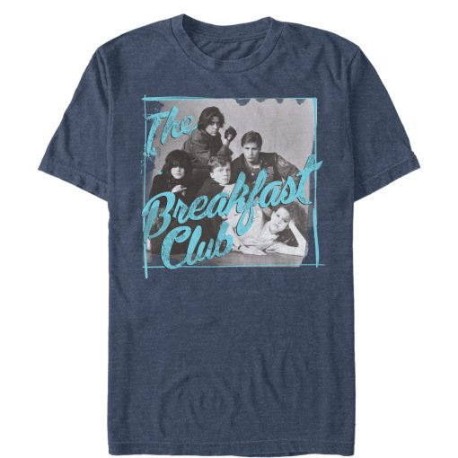 Men_s The Breakfast Club Grayscale Character Pose T-Shirt