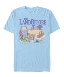 Men_s The Land Before Time Dinosaur Summer Splash T-Shirt