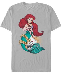 Men_s The Little Mermaid Ariel Tattoo T-Shirt