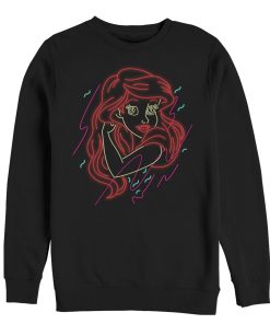 Men_s The Little Mermaid Ariel in Lights Sweatshirt