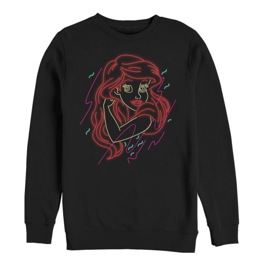 Men_s The Little Mermaid Ariel in Lights Sweatshirt