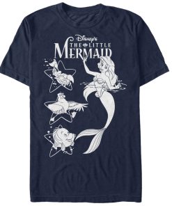 Men_s The Little Mermaid Ariel_s Pals T-Shirt