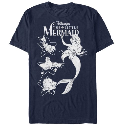 Men_s The Little Mermaid Ariel_s Pals T-Shirt