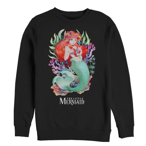 Men_s The Little Mermaid Artistic Ariel Sweatshirt