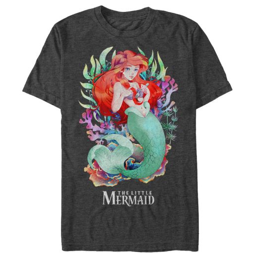 Men_s The Little Mermaid Artistic Ariel T-Shirt