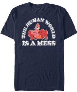 Men_s The Little Mermaid Sebastian Mess T-Shirt