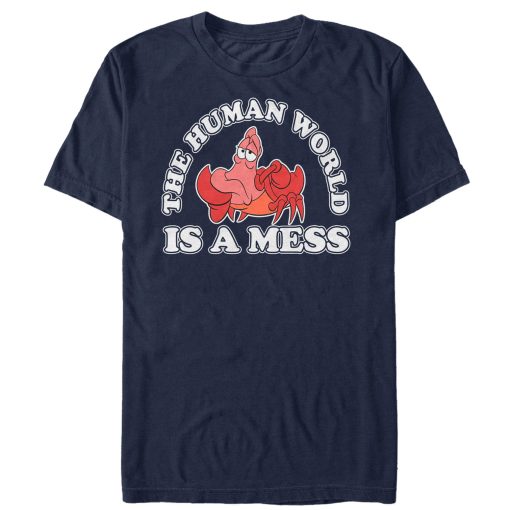 Men_s The Little Mermaid Sebastian Mess T-Shirt