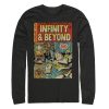 Men_s Toy Story Buzz Lightyear Comic Cover Long Sleeve Shirt