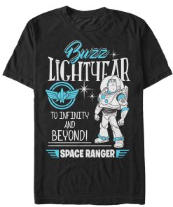 Men_s Toy Story Buzz Lightyear Space Ranger Badge T-Shirt