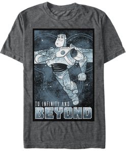 Men_s Toy Story Buzz Poster Infinity and Beyond T-Shirt