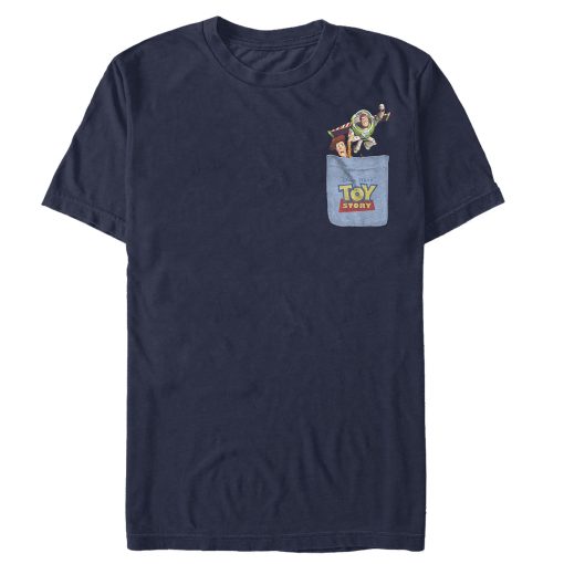 Men_s Toy Story Buzz & Woody Pocket Print T-Shirt