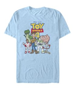 Men_s Toy Story Character Logo Party T-Shirt