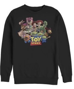 Men_s Toy Story Character Logo Scene Sweatshirt