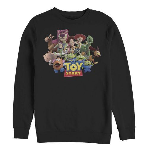 Men_s Toy Story Character Logo Scene Sweatshirt