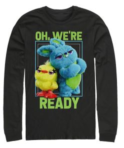 Men_s Toy Story Ducky & Bunny Ready Pose Long Sleeve Shirt