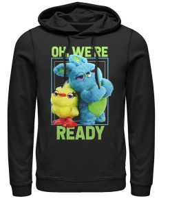 Men_s Toy Story Ducky & Bunny Ready Pose Pull Over Hoodie