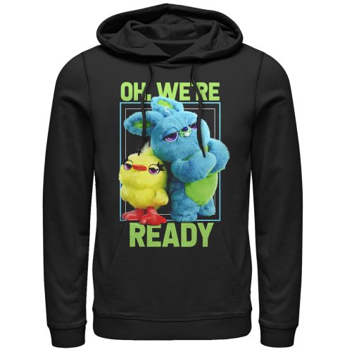 Men_s Toy Story Ducky & Bunny Ready Pose Pull Over Hoodie