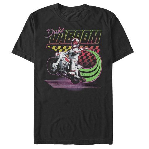 Men_s Toy Story Duke Caboom Neon Race T-Shirt