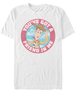 Men_s Toy Story Friend in Me Woody Circle T-Shirt