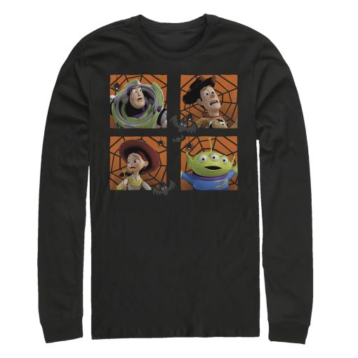 Men_s Toy Story Halloween Character Cobweb Long Sleeve Shirt