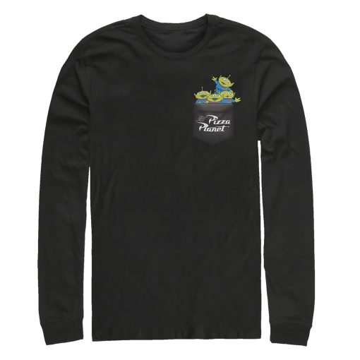 Men_s Toy Story Pocket Full of Aliens Long Sleeve Shirt