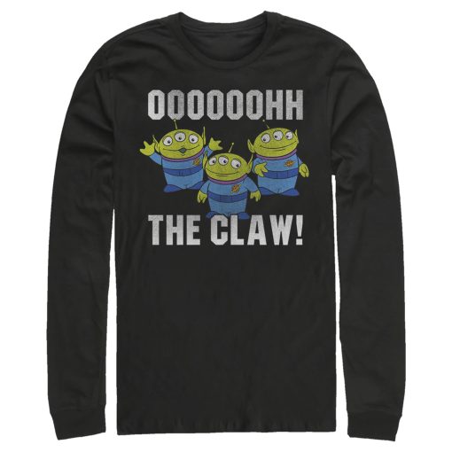 Men_s Toy Story The Claw Squeeze Alien Long Sleeve Shirt