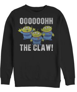 Men_s Toy Story The Claw Squeeze Alien Sweatshirt