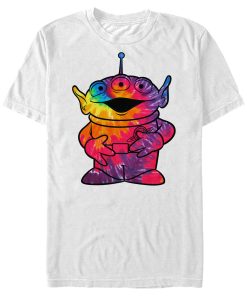 Men_s Toy Story Tie-Dye Squeeze Alien T-Shirt