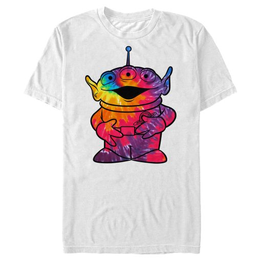 Men_s Toy Story Tie-Dye Squeeze Alien T-Shirt