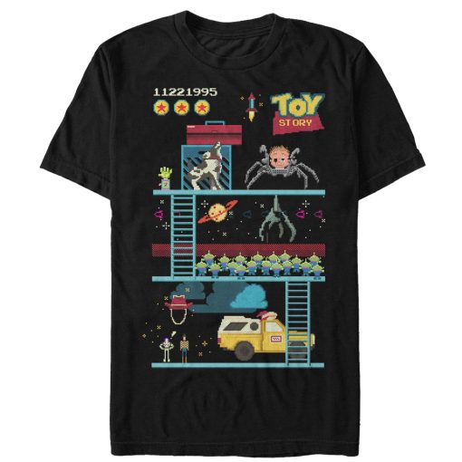 Men_s Toy Story Video Game Doll Spider T-Shirt