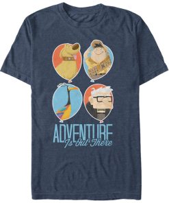 Men_s Up Balloons Adventure is Out There T-Shirt