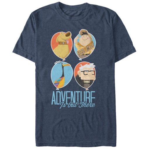 Men_s Up Balloons Adventure is Out There T-Shirt