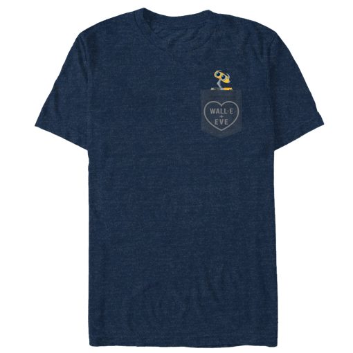 Men_s Wall-E Valentine Heart Pocket T-Shirt