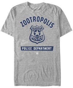 Men_s Zootopia Police Department Badge T-Shirt