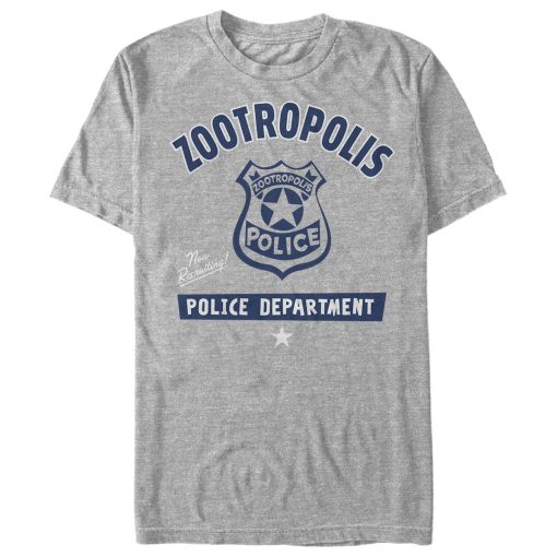 Men_s Zootopia Police Department Badge T-Shirt