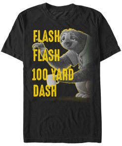 Men_s Zootopia Sloth Flash 100 Yard Dash T-Shirt