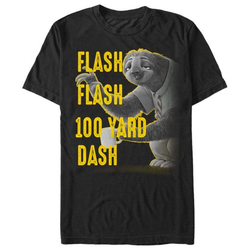 Men_s Zootopia Sloth Flash 100 Yard Dash T-Shirt