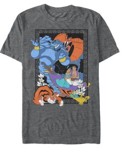 Men’s Aladdin Character Frame T-Shirt
