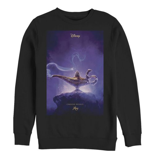 Men’s Aladdin Choose Wisely Movie Poster Sweatshirt