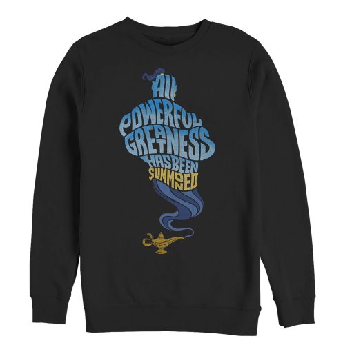 Men’s Aladdin Genie Greatness Summoned Sweatshirt