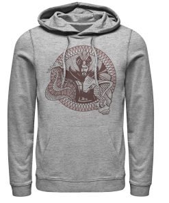 Men’s Aladdin Jafar Cobra Circle Pull Over Hoodie