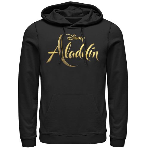 Men’s Aladdin Script Logo Pull Over Hoodie