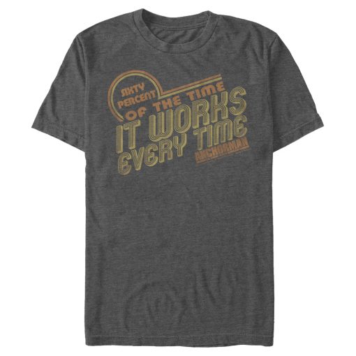 Men’s Anchorman 60% Times It Works T-Shirt