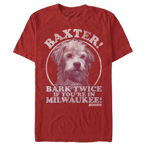 Men’s Anchorman Baxter Bark Twice T-Shirt