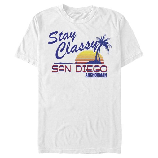 Men’s Anchorman Stay Classy San Diego T-Shirt