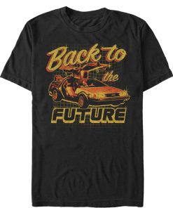 Men’s Back to the Future DeLorean Schematic Print T-Shirt