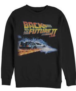 Men’s Back to the Future Part 2 Electric DeLorean Sweatshirt