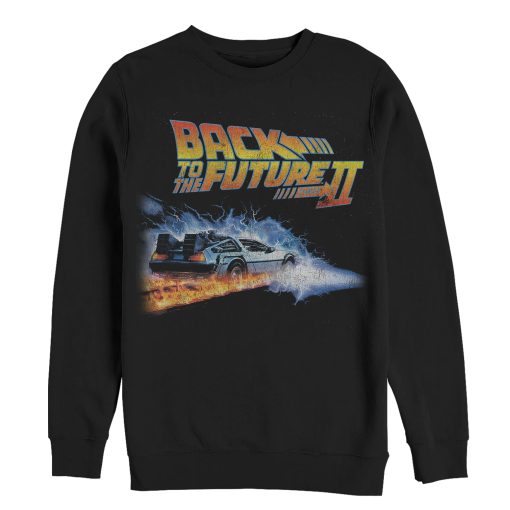 Men’s Back to the Future Part 2 Electric DeLorean Sweatshirt